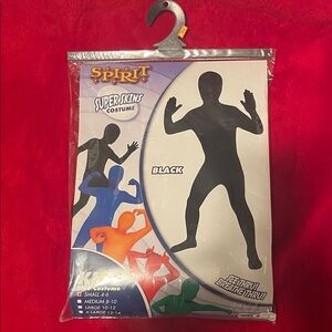Spirit Super Skins Black Full-Body Costume